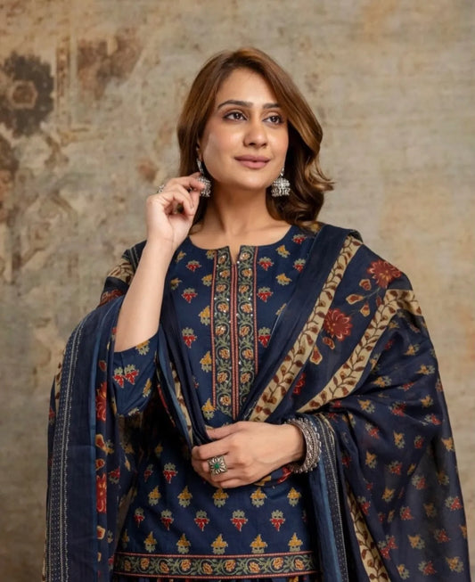 Navratri Special Blue Gopi Dress