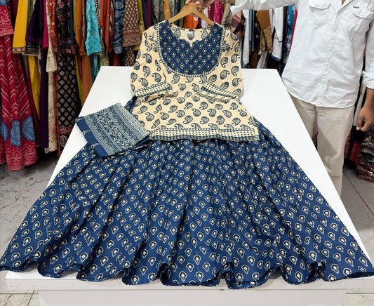 Navratri Special Blue Gopi Dress